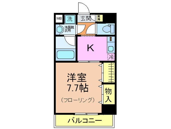 S-FORT神戸小河通の物件間取画像